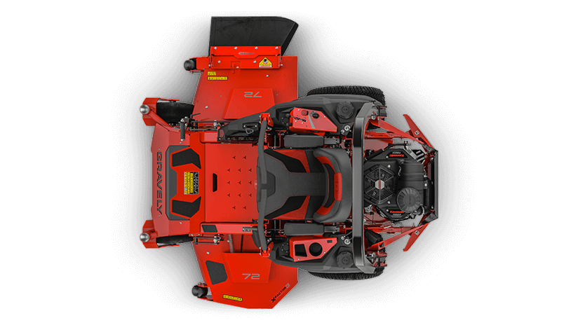 Gravely 992525 Pro-Turn 372 31 hp Kawasaki FX921V con plataforma Parker HTJ X-Factor 3 de 72" y calibre 7