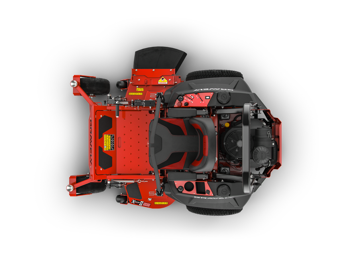 Gravely 992550 Pro-Turn 252 27hp Kawasaki FX850V con plataforma X-Factor II de calibre 7 de 52" transejes ZT 5400