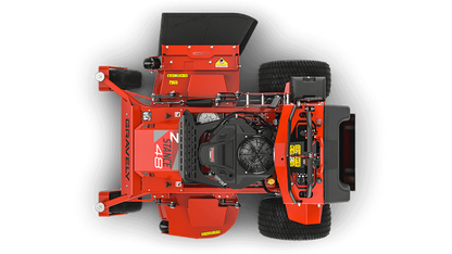 Gravely 994159 Z-Stance 48 22hp Kawasaki FS651V con plataforma flotante de fabricación de calibre 10 de 48" y transejes ZT-3100