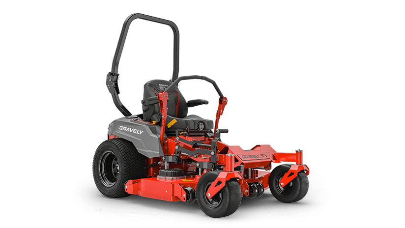 Gravely 997009 Pro-Turn EV 52 con descarga trasera, plataforma X-Factor 3 de 52" calibre 7, 4 baterías de iones de litio