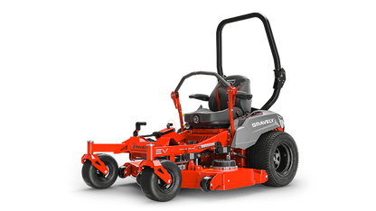 Gravely 997009 Pro-Turn EV 52 con descarga trasera, plataforma X-Factor 3 de 52" calibre 7, 4 baterías de iones de litio
