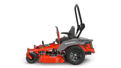 Gravely 997009 Pro-Turn EV 52 con descarga trasera, plataforma X-Factor 3 de 52" calibre 7, 4 baterías de iones de litio
