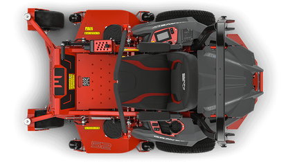 Gravely 997009 Pro-Turn EV 52 con descarga trasera, plataforma X-Factor 3 de 52" calibre 7, 4 baterías de iones de litio