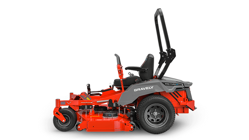 Gravely 997010 Pro-Turn EV 60 descarga trasera, con plataforma X-Factor 3 de 60" y calibre 7, 4 baterías de iones de litio