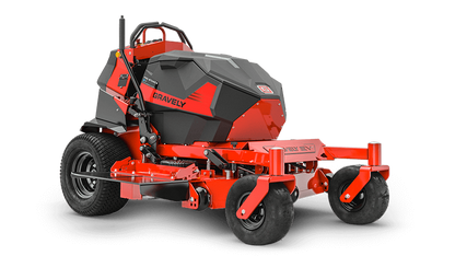 Gravely 998001 Pro-Stance EV 48 Descarga lateral con plataforma X-Factor 3 de 48" y calibre 7, 4 baterías de iones de litio