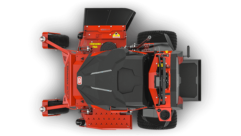 Gravely 998001 Pro-Stance EV 48 Descarga lateral con plataforma X-Factor 3 de 48" y calibre 7, 4 baterías de iones de litio