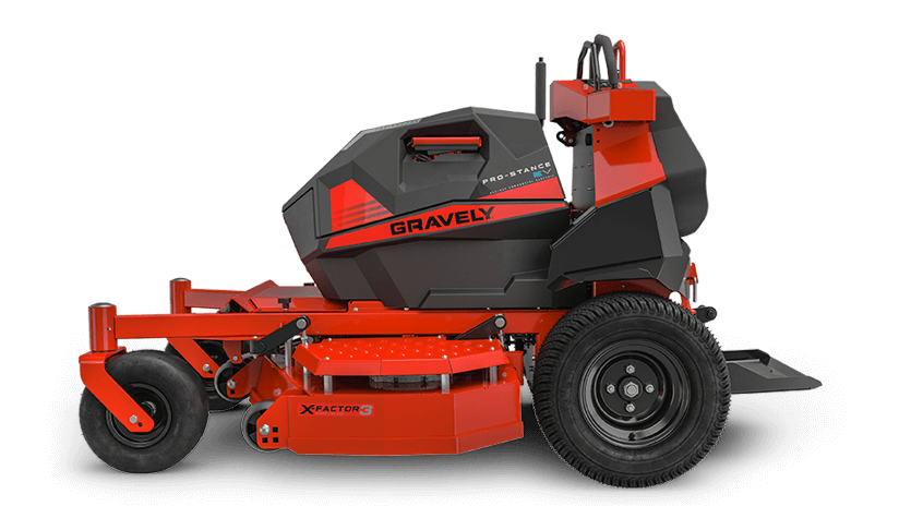 Gravely 998003 Pro-Stance EV 60 Side Discharge w/60" 7 Gauge X-Factor 3 Deck, 4 Lithium- Ion Batteries