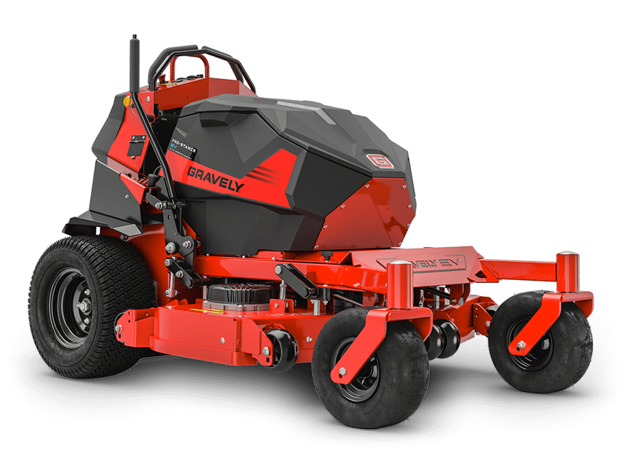 Gravely 998004 Pro-Stance EV 48 Descarga Trasera con Plataforma X-Factor 3 de 48" Calibre 7, 4 Baterías de Iones de Litio