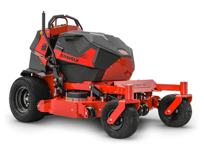 Gravely 998004 Pro-Stance EV 48 Descarga Trasera con Plataforma X-Factor 3 de 48" Calibre 7, 4 Baterías de Iones de Litio