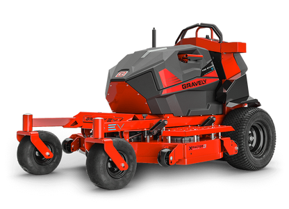 Gravely 998004 Pro-Stance EV 48 Descarga Trasera con Plataforma X-Factor 3 de 48" Calibre 7, 4 Baterías de Iones de Litio