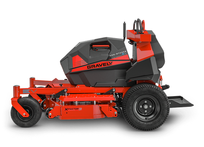 Gravely 998004 Pro-Stance EV 48 Descarga Trasera con Plataforma X-Factor 3 de 48" Calibre 7, 4 Baterías de Iones de Litio