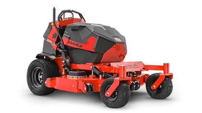 Gravely 998005 Pro-Stance EV 52 Descarga trasera con plataforma X-Factor 3 de calibre 7 de 52" y 4 baterías de iones de litio
