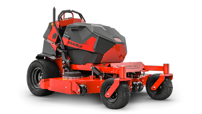 Gravely 998006 Pro-Stance EV 60 descarga trasera con plataforma X-Factor 3 de 60" calibre 7, 4 baterías de iones de litio