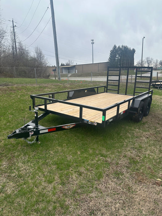 H&H Trailers H8214TRS-070 14 ft. Utility Trailer Steel