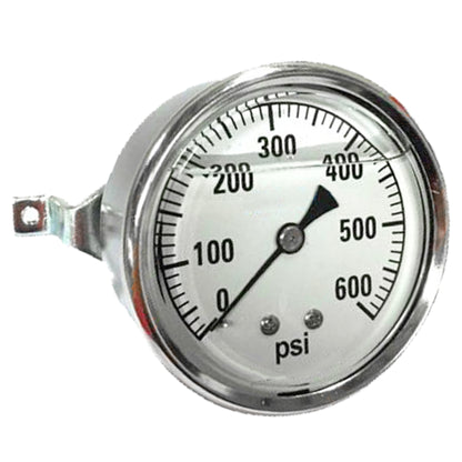 Hypro WGG600C Manómetro con abrazadera en U lleno de líquido de 2,5" 0-600 PSI