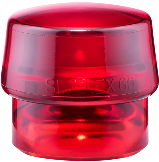 Halder 3206.060 Inserto SIMPLEX Plástico, Rojo