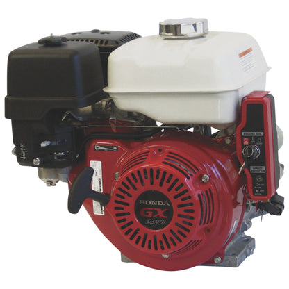 Honda GX240UT2X-QAE2 Engine 1" x 3-31/64" Horizontal Shaft Electric 7.9 HP