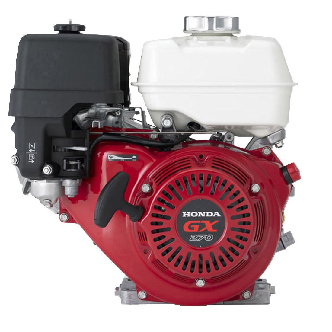 Motor Honda 665040 de 270 CC, eje horizontal de 7/8" X 2.09" con reducción de engranajes 2:1