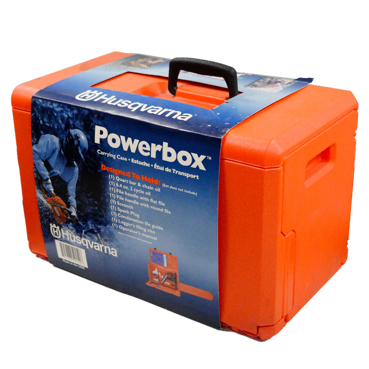 Husqvarna PowerBox Custodia Motosega - Porta Attrezzi Arancione 45,7-50,8 Cm
