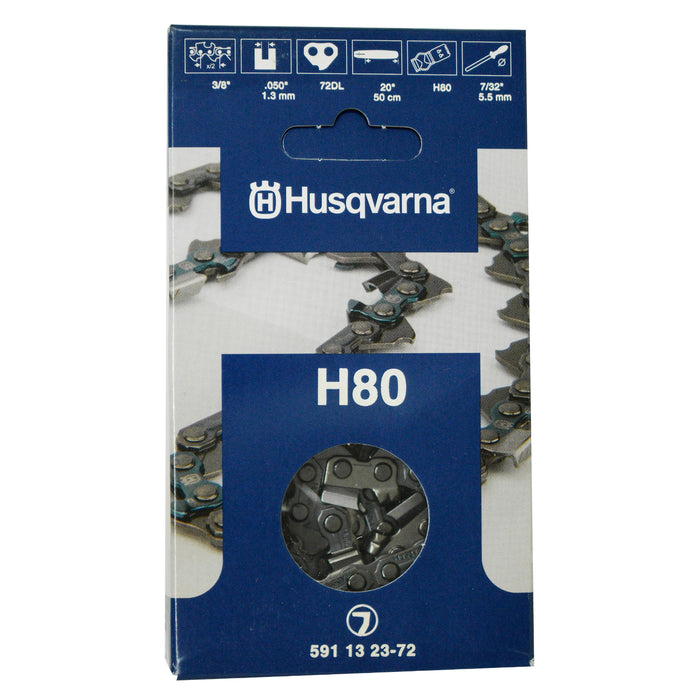 Husqvarna 591132372 20 Chain H80 72 3/8