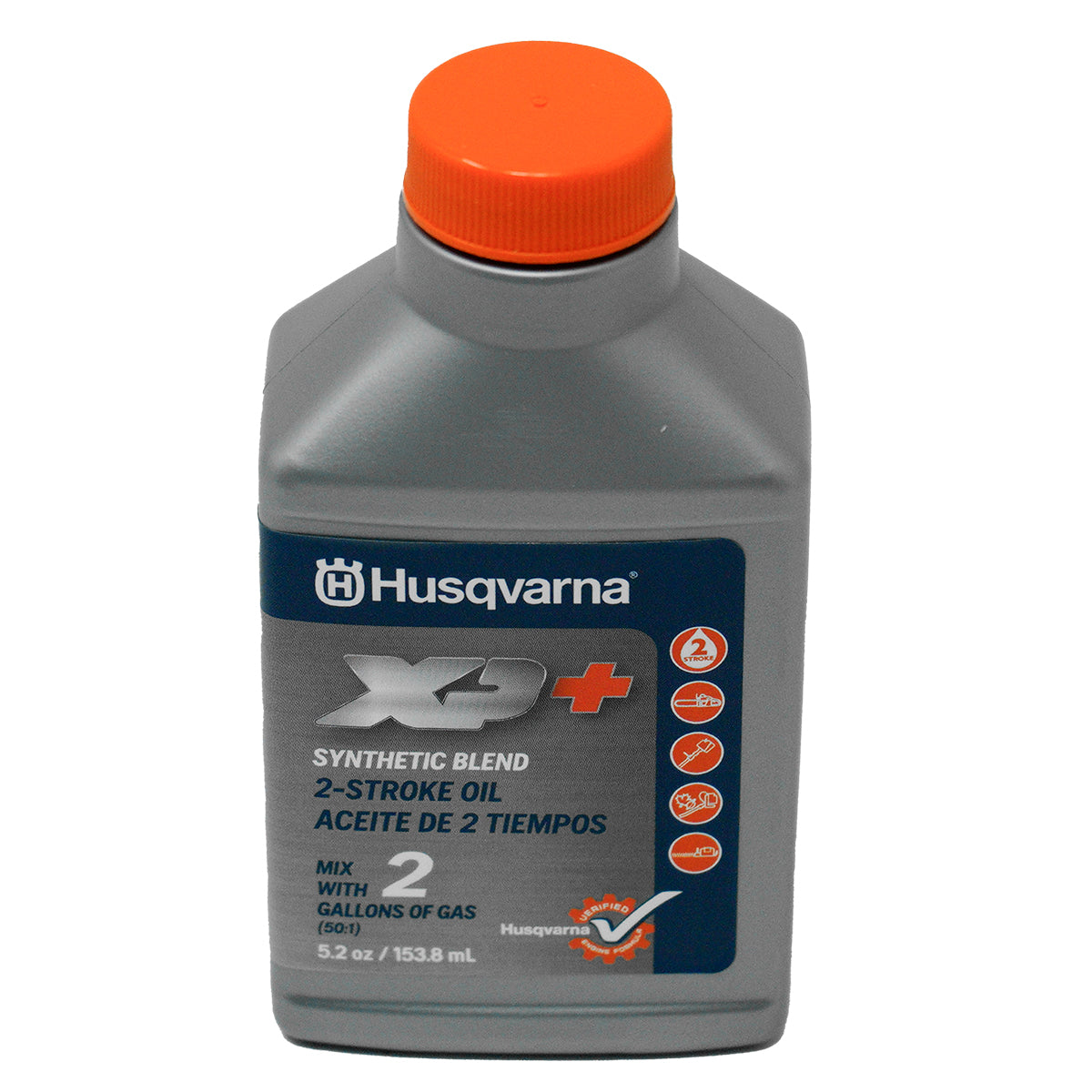 24PK Husqvarna 593152302 XP+ Aceite de 2 tiempos 5.2 oz.