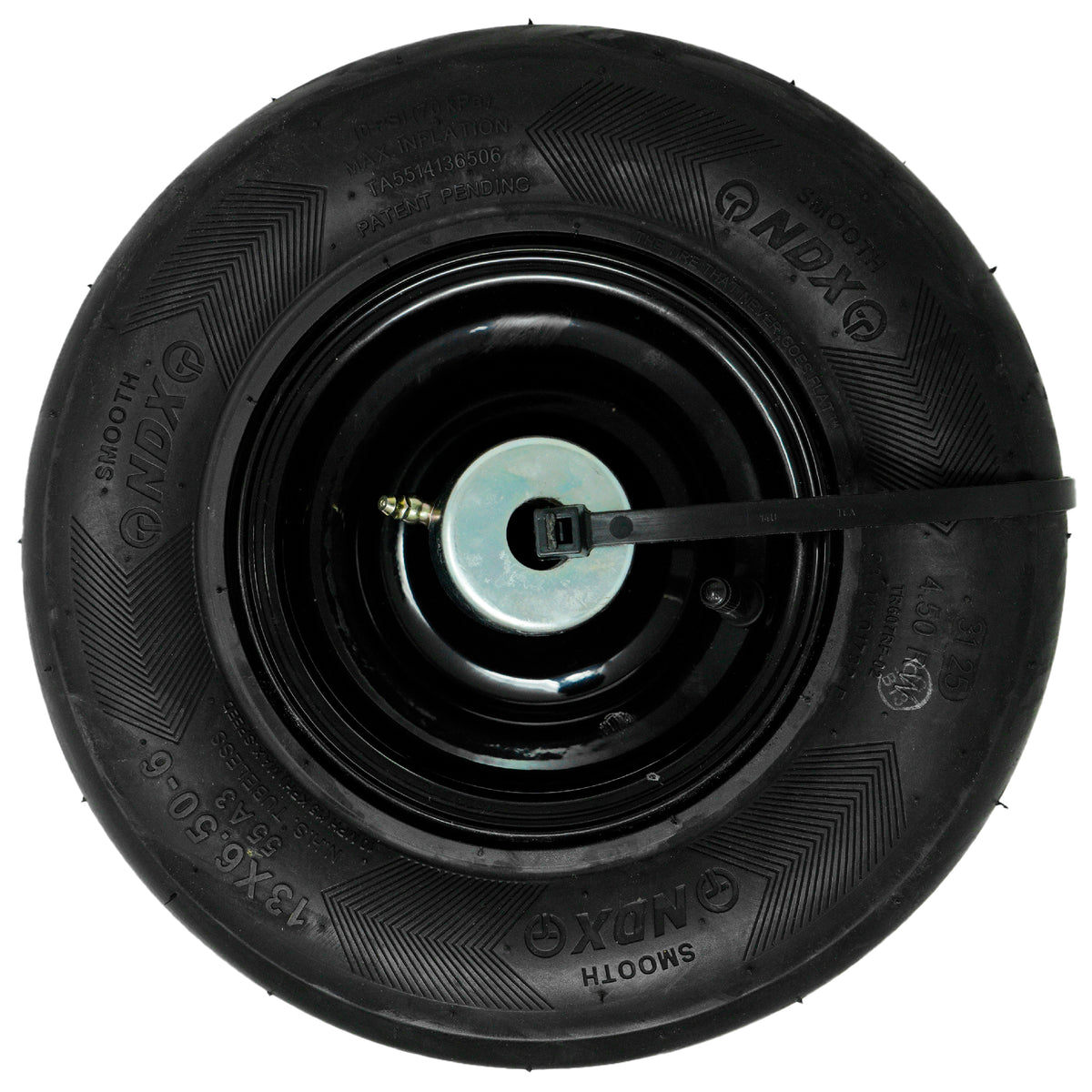 Hustler 607964 Semi-Pneumatic Wheel Assembly 13X6.5-6