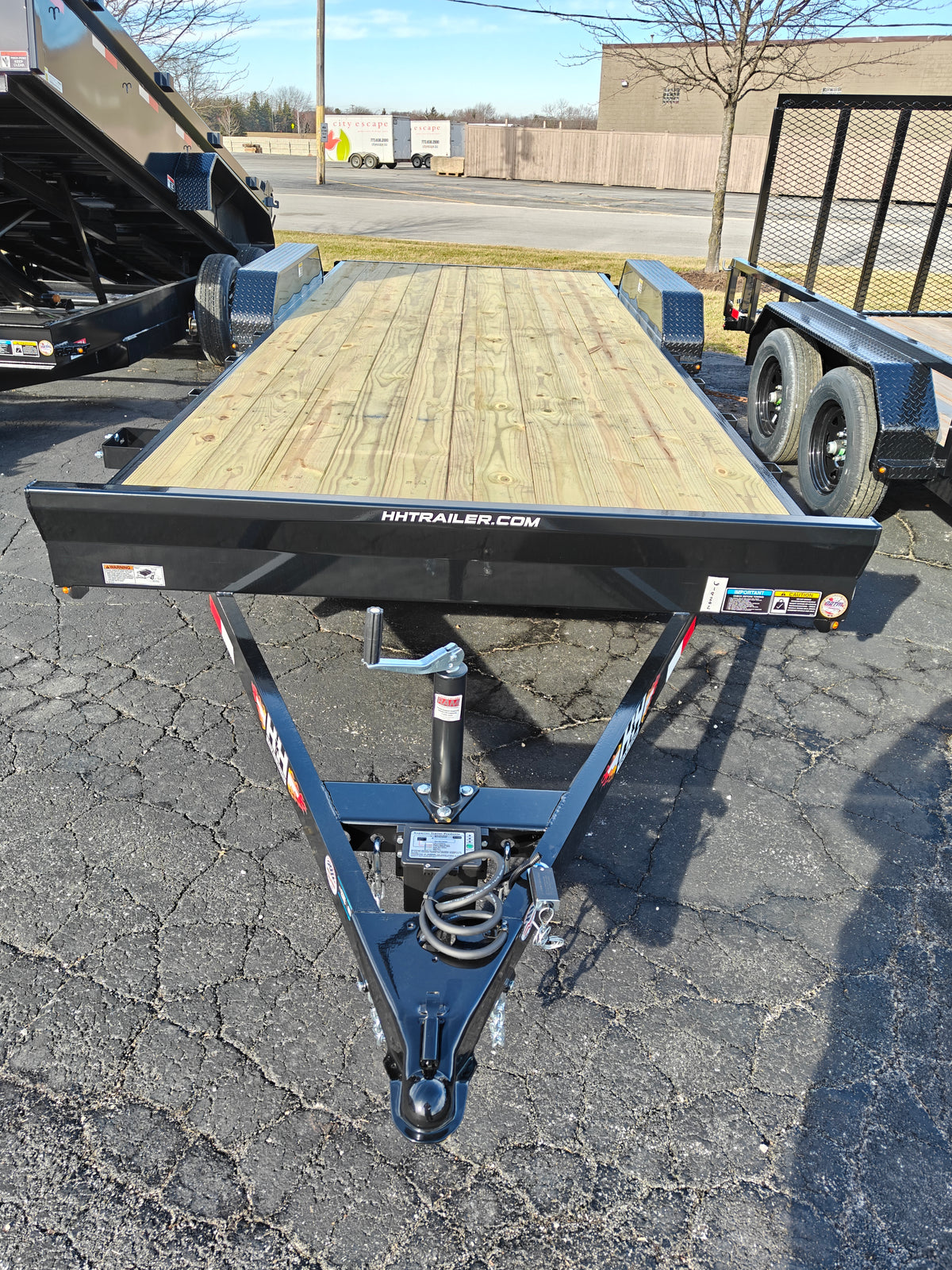 Remolque para transporte de automóviles H&amp;H Trailers HCH8220-BP-070 82 x 20 (18+2)