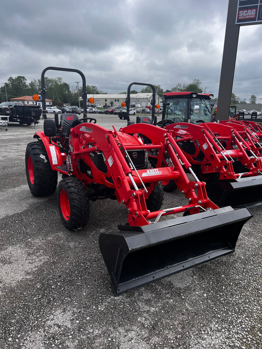 Tractores Kioti CK3520SEHB Hst Rops y válvula de joystick