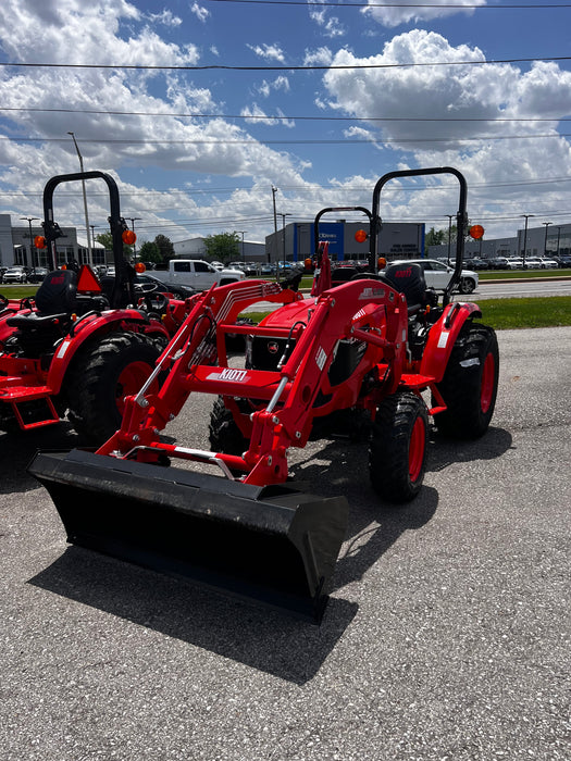 Kioti CK3520HB Hst con cuerda de seguridad plegable y válvula de joystick