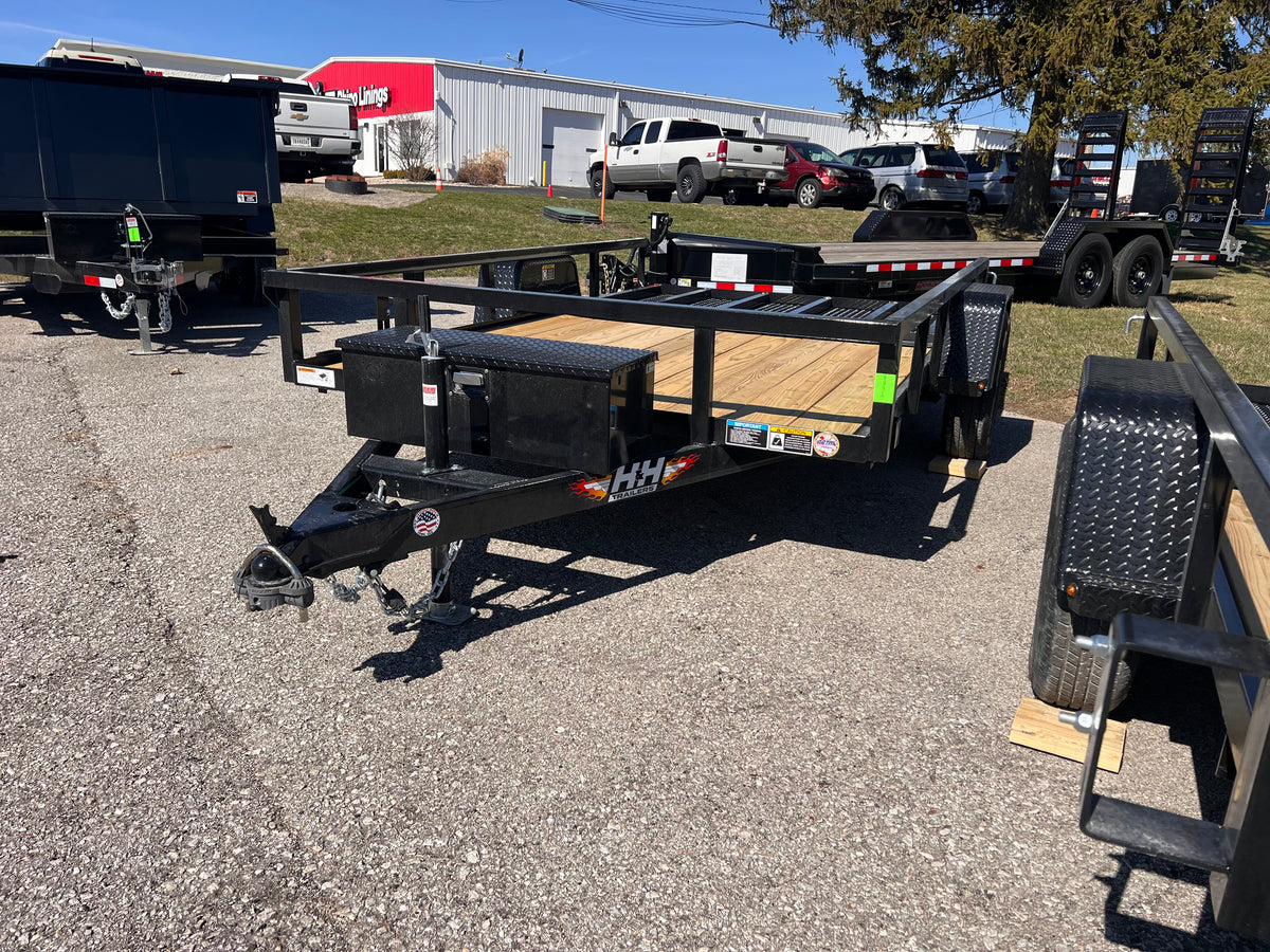 H&H Trailers H7610RS-030 10 ft. Steel Utility Trailer