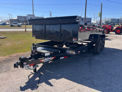 H&H Trailers H8314DBW-B-140 14 Ft. Industrial Dump Trailer