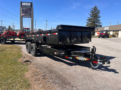 H&H Trailers H8314DBW-B-140 14 Ft. Industrial Dump Trailer