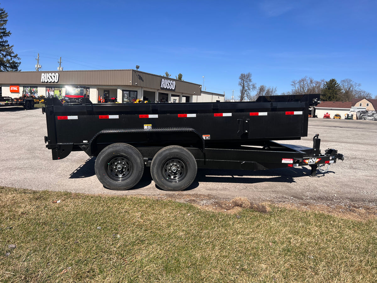 H&H Trailers H8314DBW-B-140 14 Ft. Industrial Dump Trailer