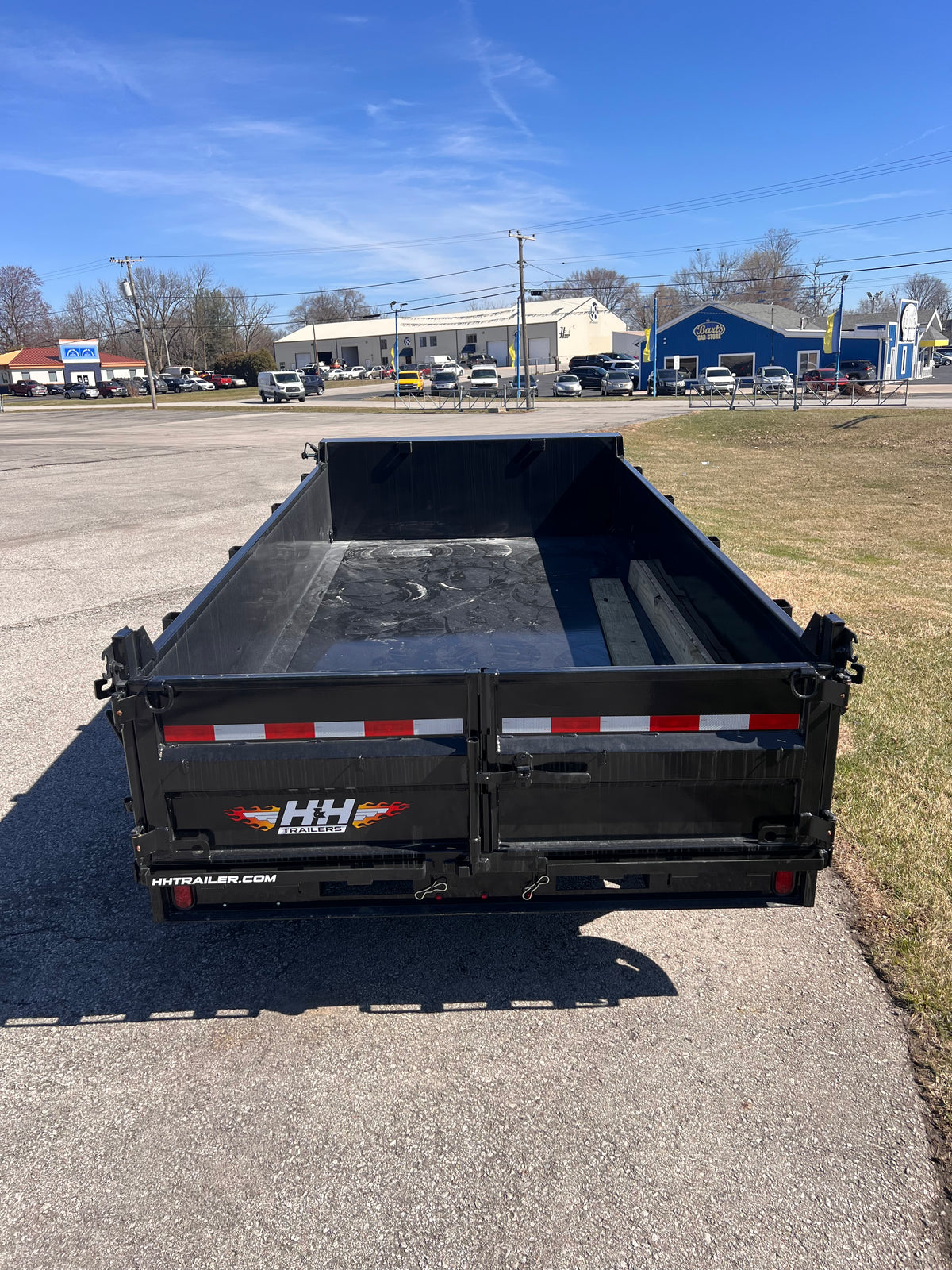 H&H Trailers H8314DBW-B-140 14 Ft. Industrial Dump Trailer