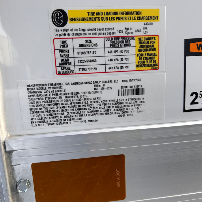 Wells Cargo WHD8516T2 16 ft. Wagon HD Enclosed Trailer