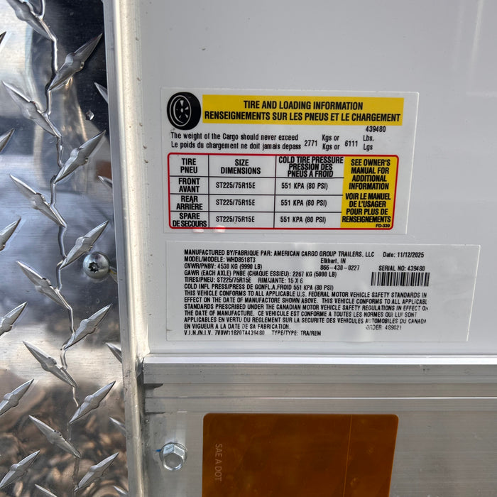 Wells Cargo WHD8518T3 18 ft. Wagon HD Enclosed Trailer