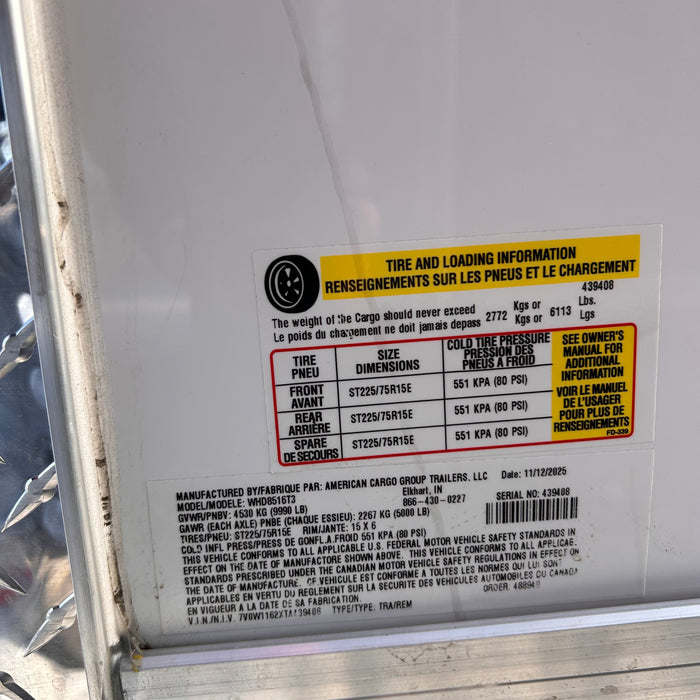 Wells Cargo WHD8516T3 16 ft. Wagon HD Enclosed Trailer