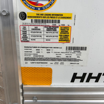 H&H Trailers H9618TT-100 18 ft. Topline Enclosed Trailer