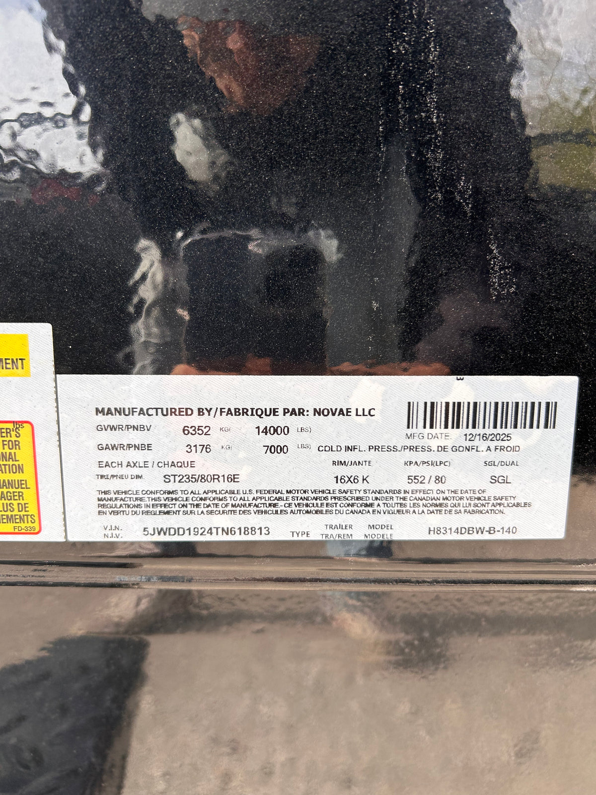 H&H Trailers H8314DBW-B-140 14 ft. Industrial Dump Trailer
