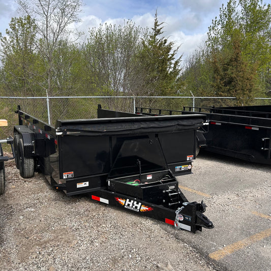 H&H Trailers H8314DBW-B-140 14 ft. Industrial Dump Trailer