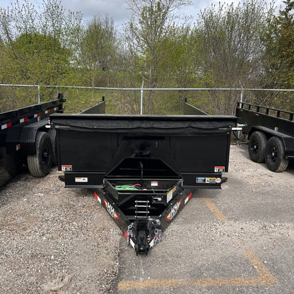 H&H Trailers H8314DBW-B-140 14 ft. Industrial Dump Trailer