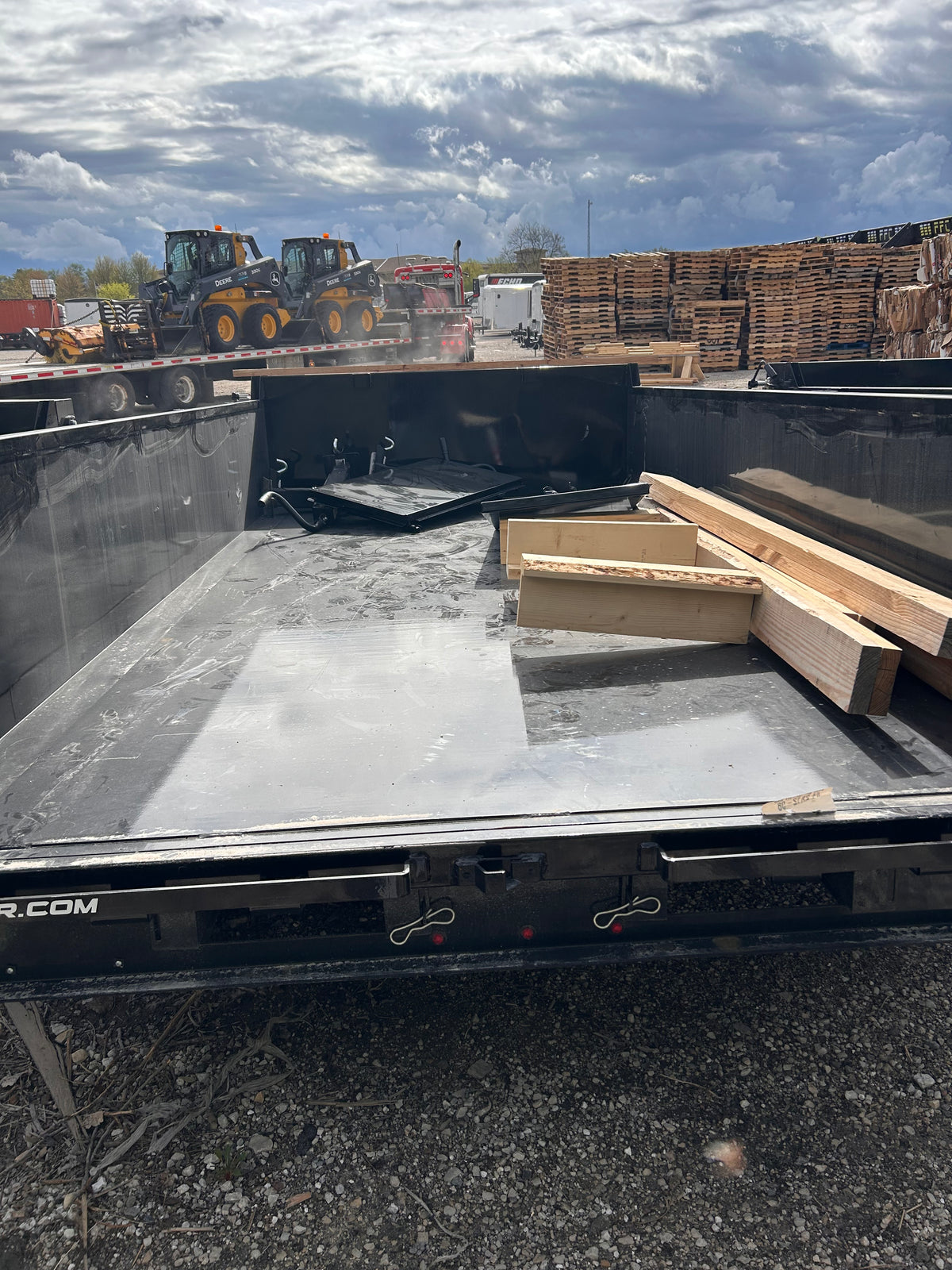 H&H Trailers H8314DBW-B-140 14 Ft. Industrial Dump Trailer