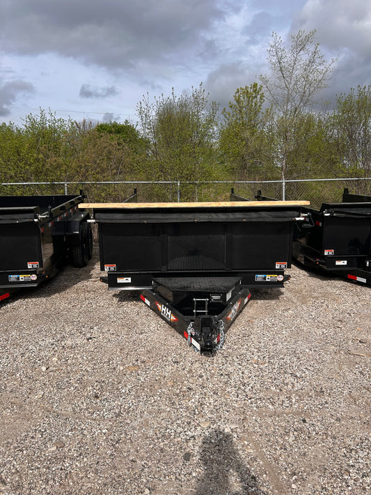 H&H Trailers H8314DBW-B-140 14 Ft. Industrial Dump Trailer