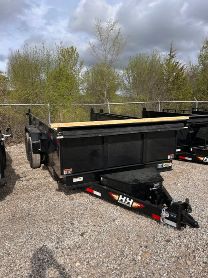 H&H Trailers H8314DBW-B-140 14 Ft. Industrial Dump Trailer