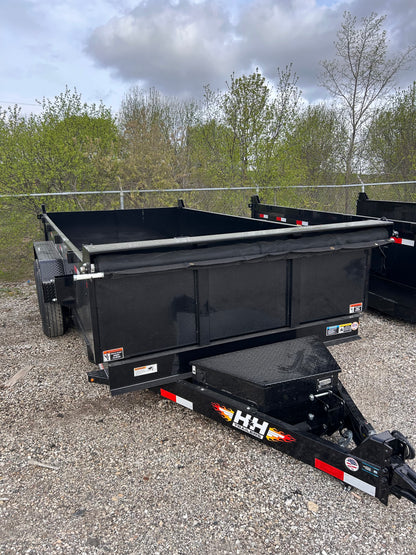 H&H Trailers H8314DBW-B-140 14 Ft. Industrial Dump Trailer