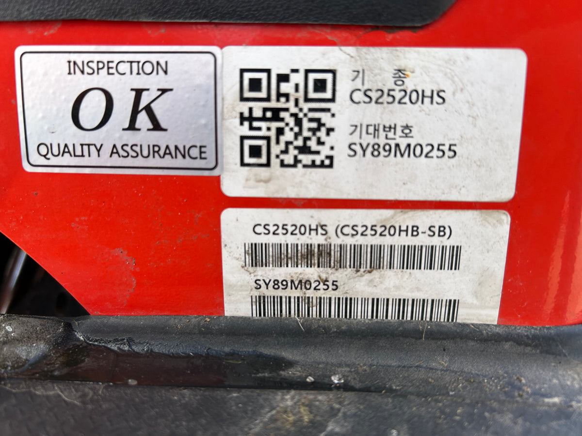 Kioti CS2520HB-SB Hst With Pre-Installed Sub-Frame