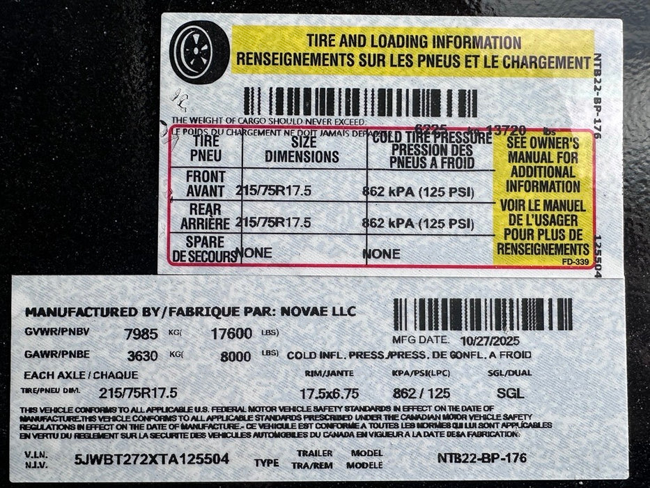 Midsota NTB22-BP-176 22 ft. Tilt Bed Trailer