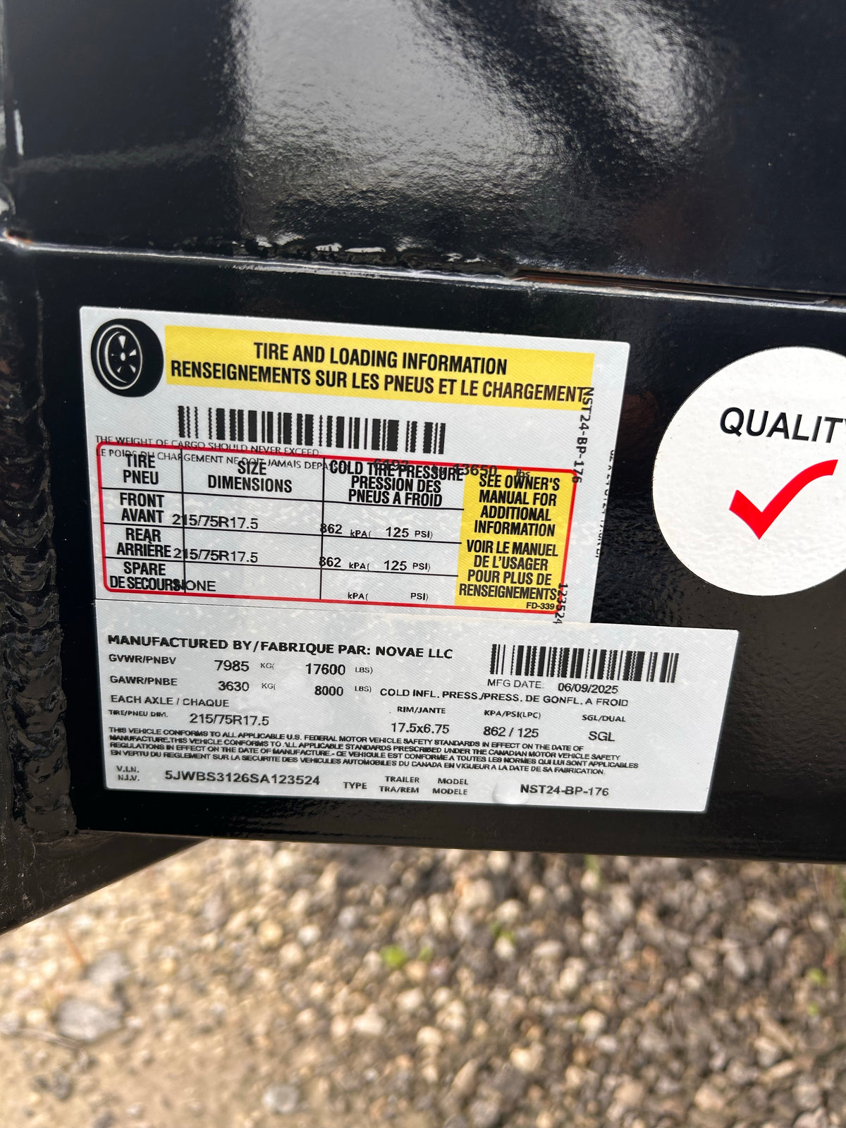 Midsota ST-24 24 ft. Skid Steer Trailer