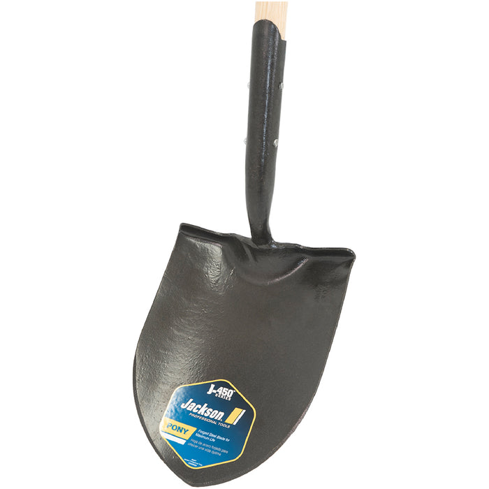 Jackson J-450 Pony Round Point Shovel with Solid Shank and Armor D-Grip