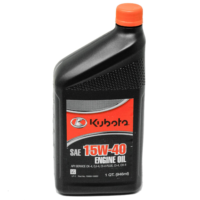 Aceite Kubota 70000-10000, 1 cuarto de galón 15W-40